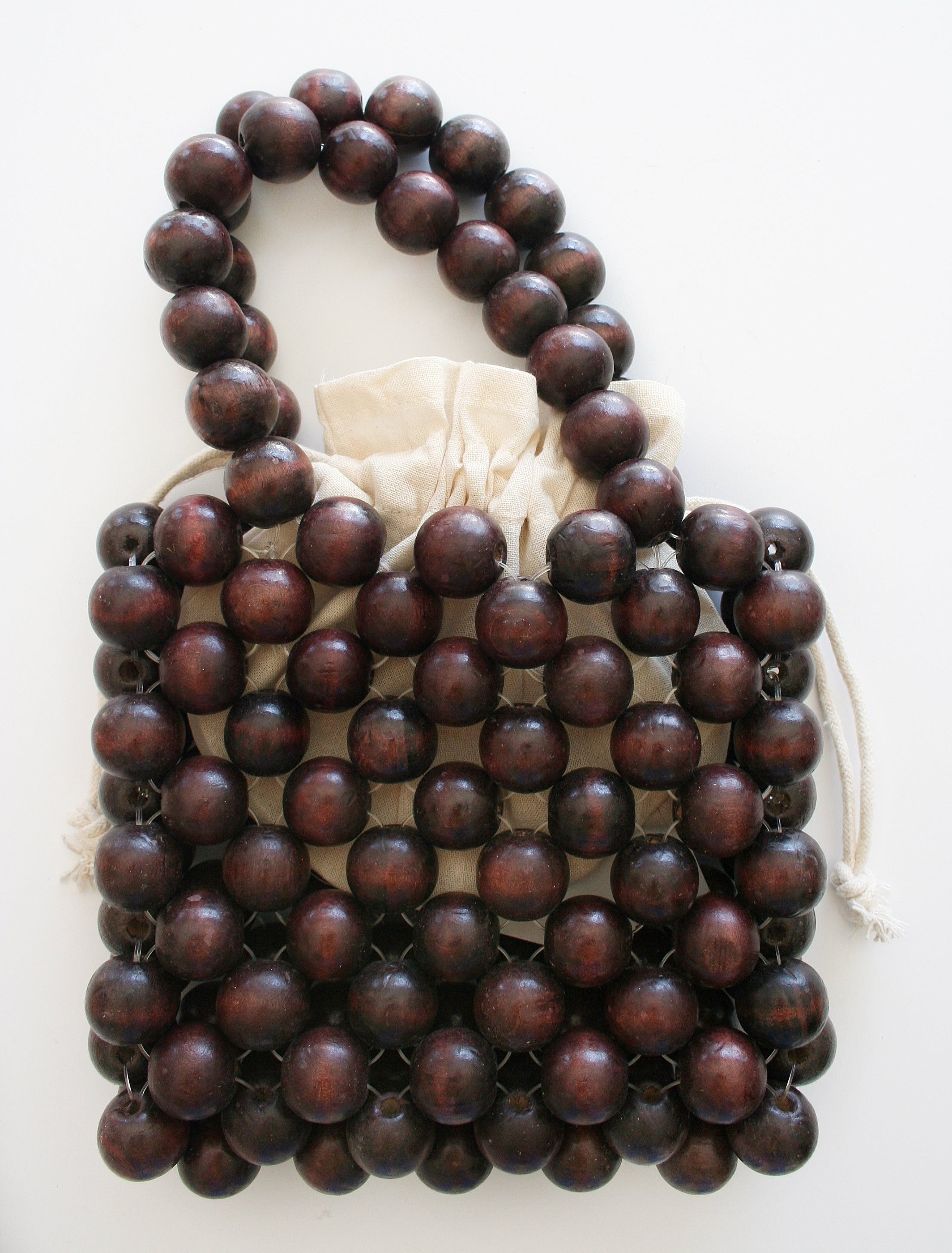 large wooden beads