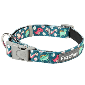 FuzzYard Dog Collar (Dinosaur Land)