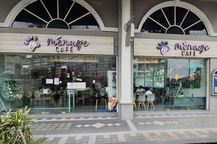 Menage Cafe, a dog cafe in Singapore.