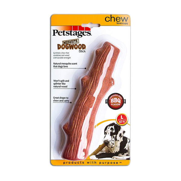 petstages dogwood stick dog chew toy large