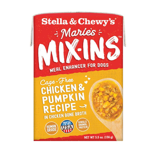 Stella & Chewy’s Marie’s Mix-Ins Chicken & Pumpkin Meal Enhancer Grain-Free Wet Dog Food 5.5oz - Kohepets