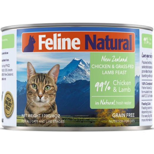 Feline Natural Chicken & Lamb Feast Canned Cat Food 170g ...