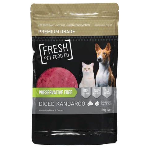 fresh kangaroo meat for dogs