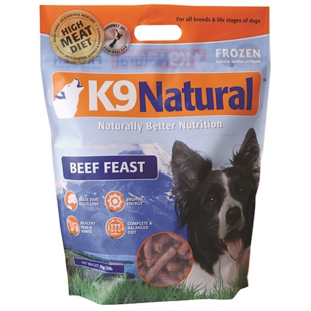 k9 natural frozen dog food
