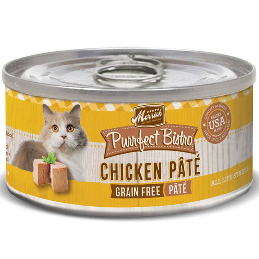 Merrick Purrfect Bistro Grain-Free Chicken Pate Canned Cat Food 85g - Kohepets