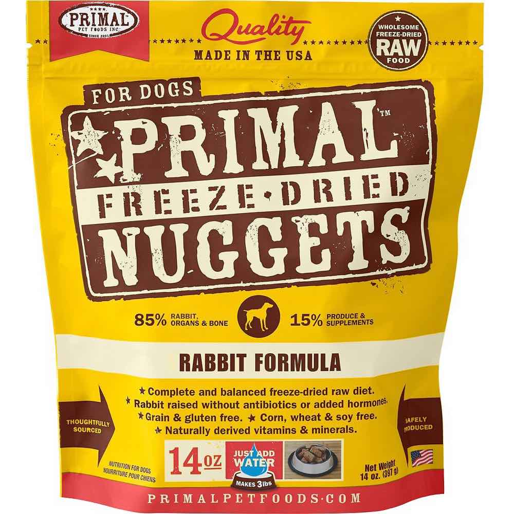 primal freeze dried rabbit