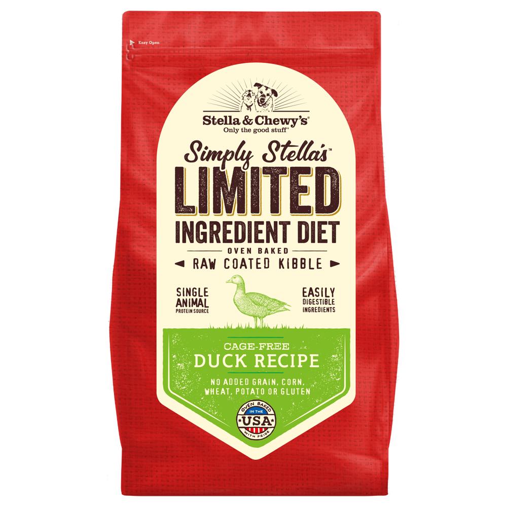 Stella & Chewy’s Limited Ingredient Diet Duck Raw Coated Grain-Free Dry