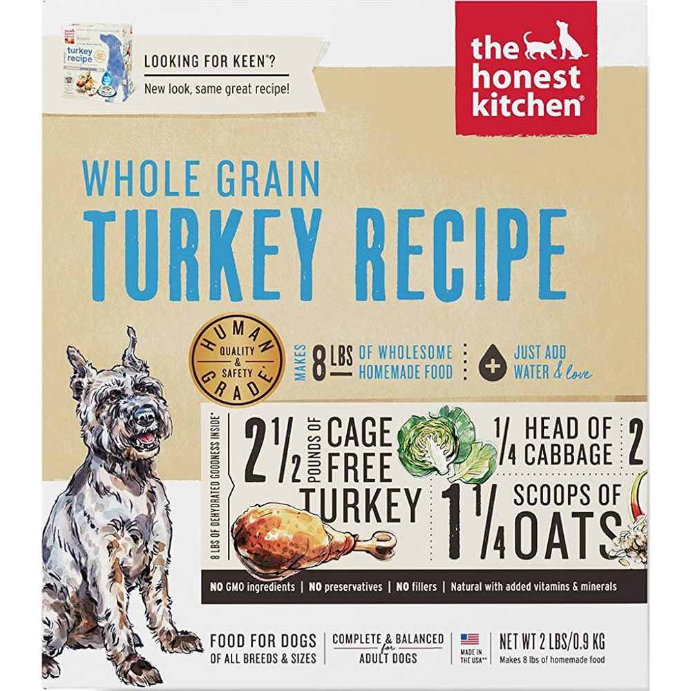 The Honest Kitchen Keen Whole Grain Turkey Recipe Dehydrated Dog Food Kohepets