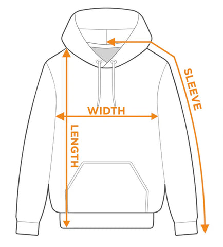 Hoodie Size Chart