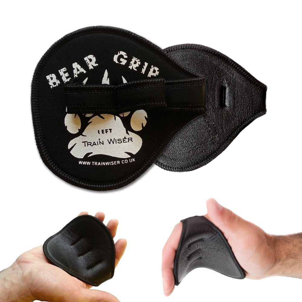 Bear Grips Weight Lifting Gloves for Men & Women, Half Finger Lifting  Gloves, Full Finger Workout Gloves for Men, No Finger Exercise Gloves l  Compression Weightlifting Gloves