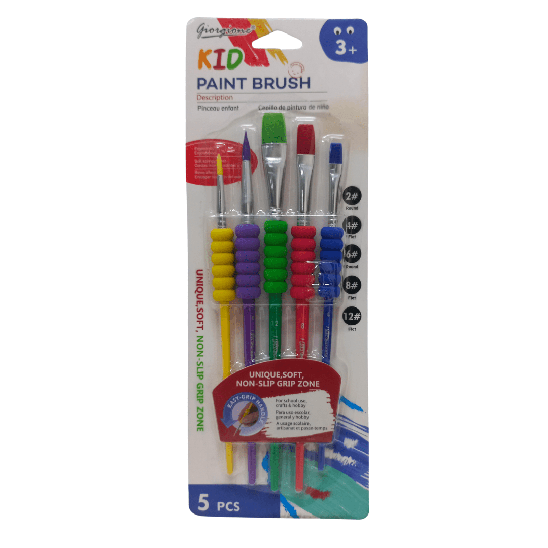 12 Craft & Paint Brushes – Kiddie Majigs