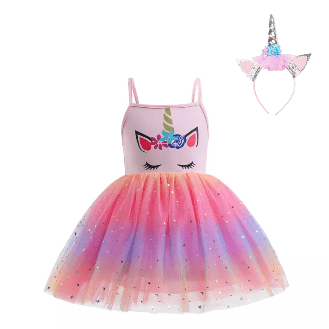 Sequin Unicorn Dress – Kiddie Majigs