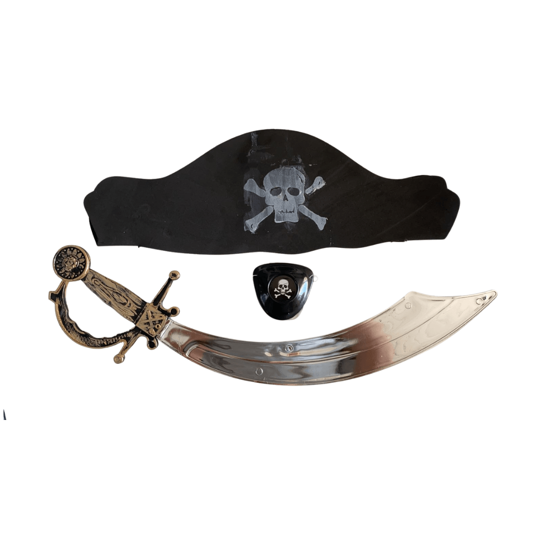 pirate hat and sword set