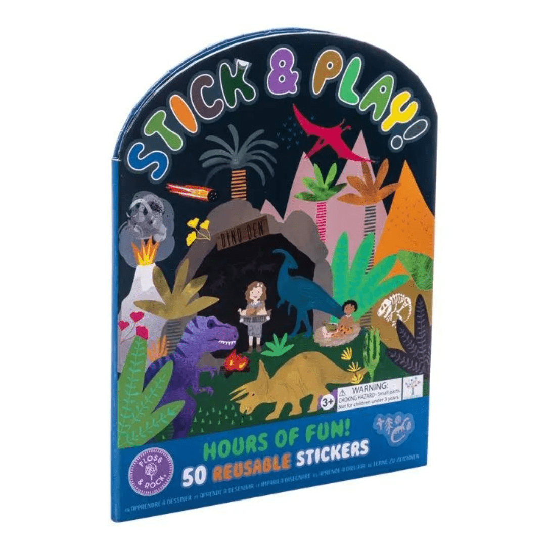 Great Pretenders Dinosaur Face Stickers