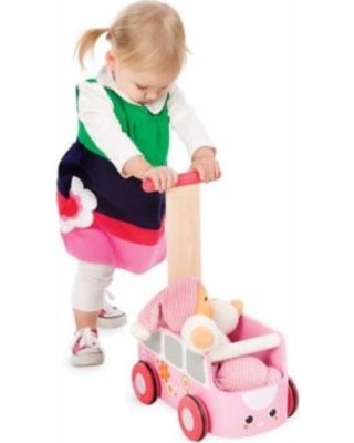 Plan Toys -Van Walker - Pink – minimini 