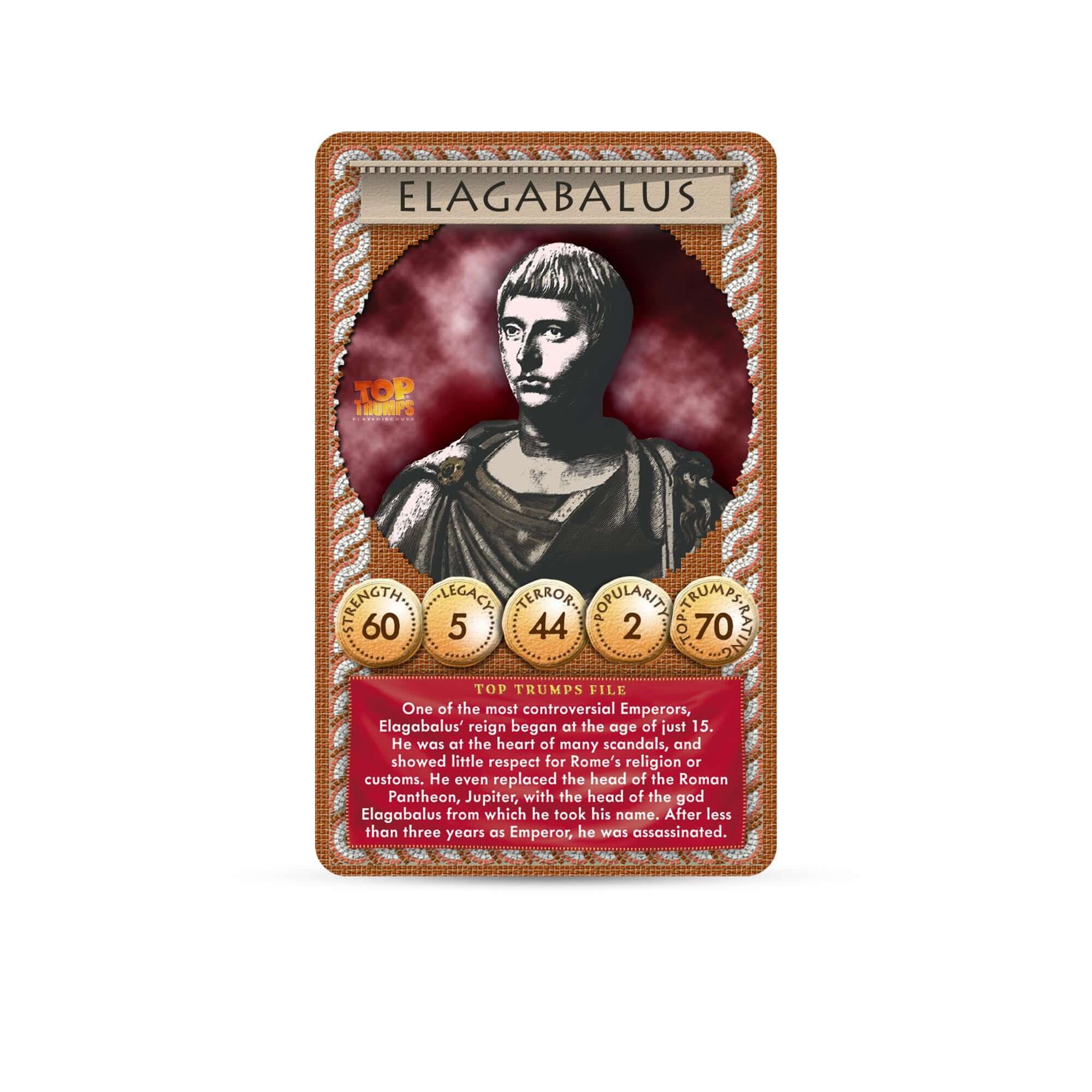 Ancient Rome Gods & Emperors Top Trumps Educational Card Game | Top Trumps USA