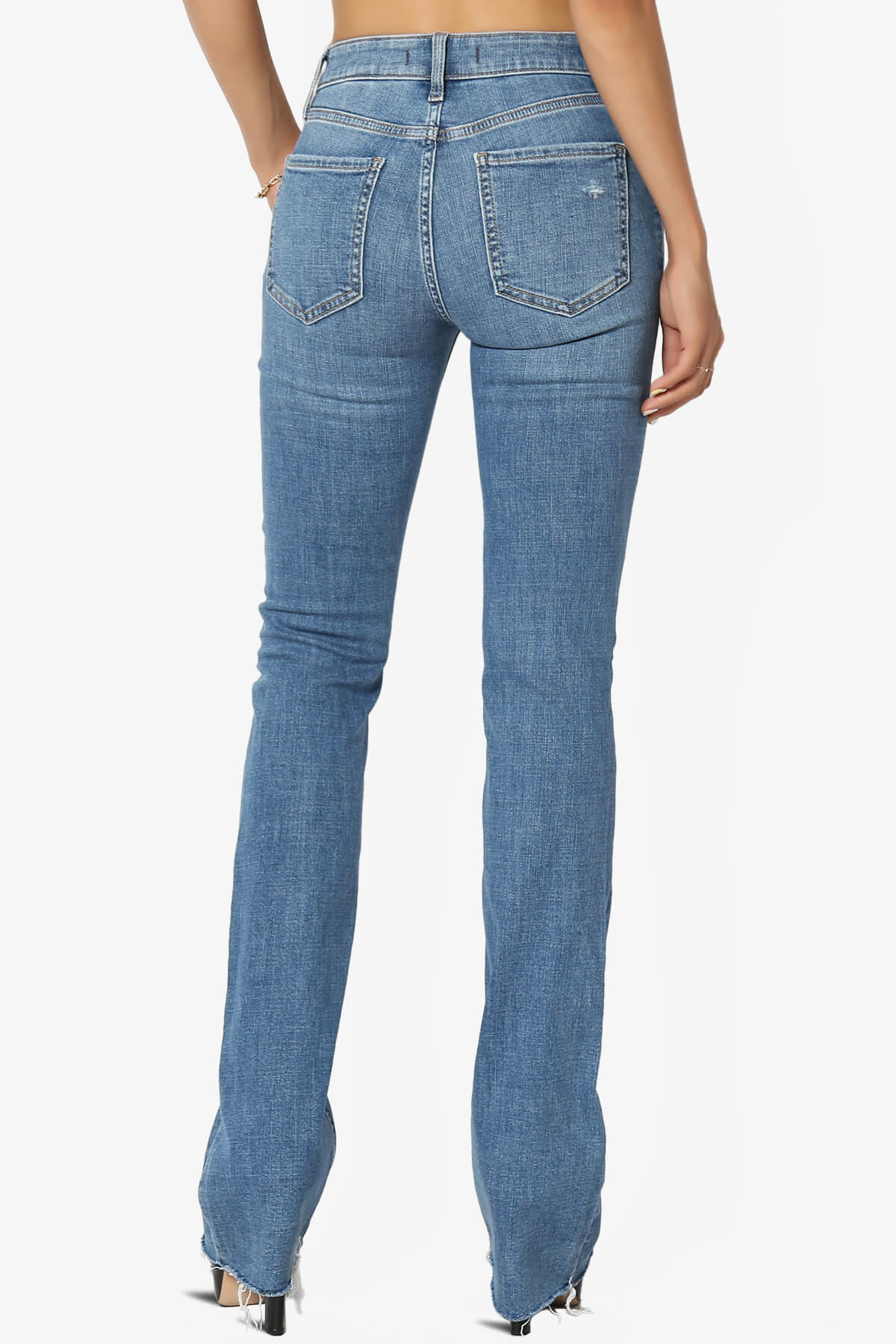 Buy Clara Bootleg Jean - Blue Wash Elm for Sale Online United