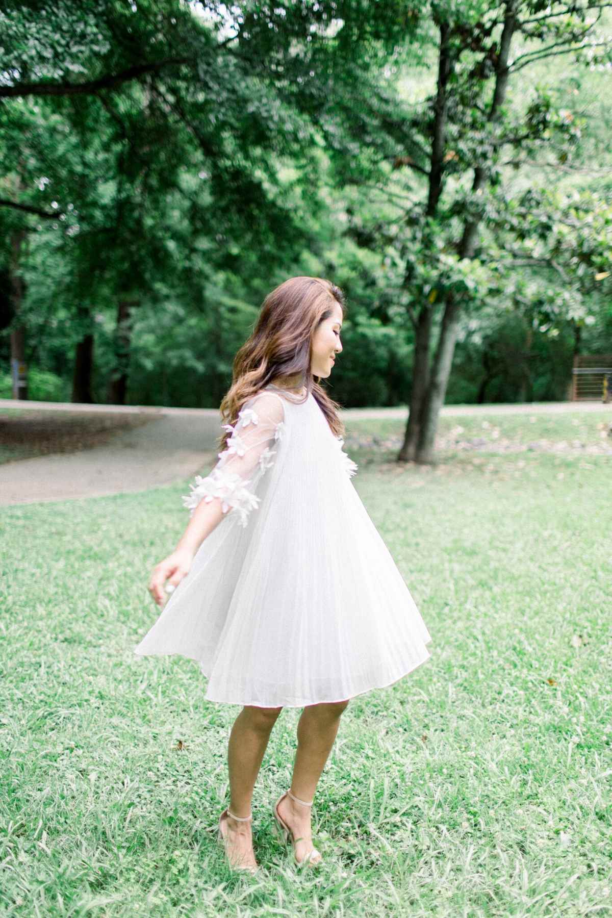 floral bridal shower dress