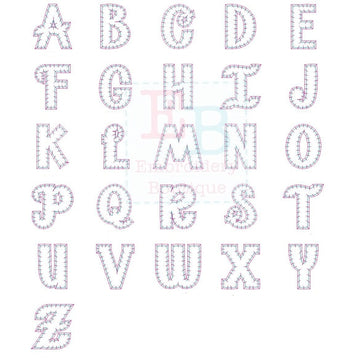 Applique Alphabets | Embroidery Boutique