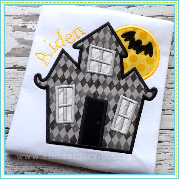 Haunted House Applique