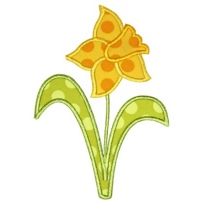 Daffodil Applique – Embroidery Boutique