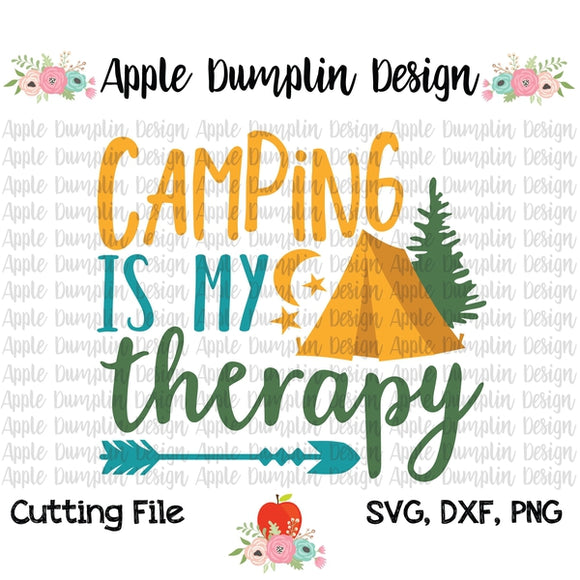 Free Free Camping Is My Therapy Svg Free 276 SVG PNG EPS DXF File