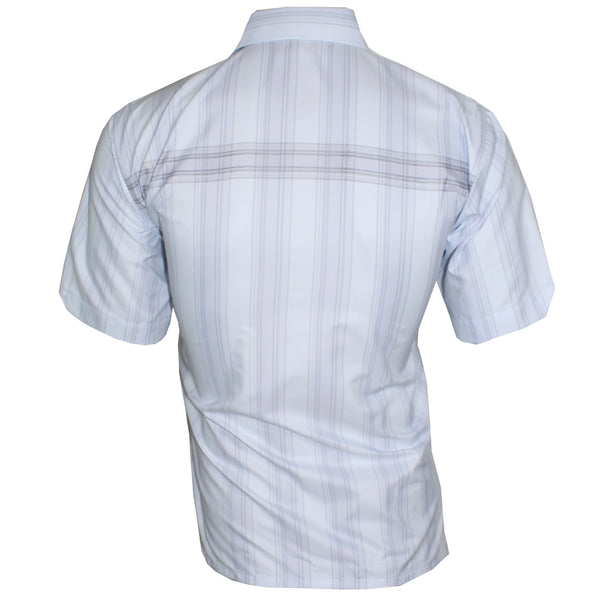 Camisa Sport Manga Corta Modelo MAN818 Azul | CAMISERIA TODO SHOP