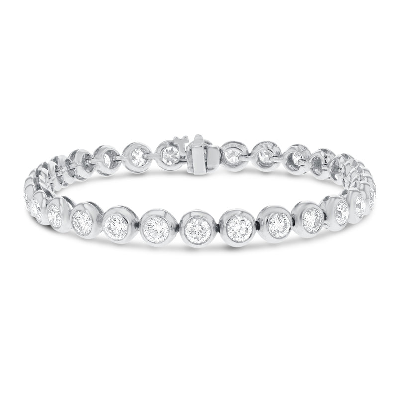 Bezel Set Diamond Tennis Bracelet (B0284) – R&R Jewelers