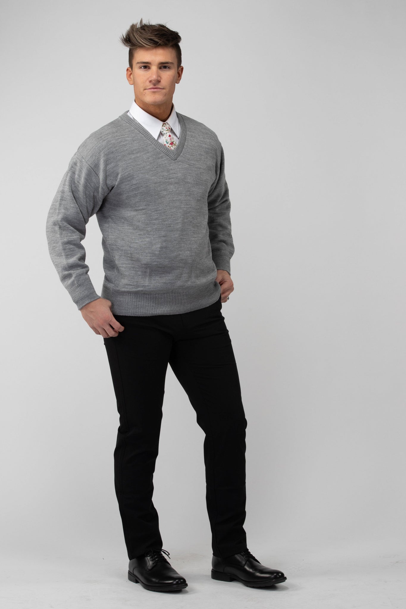 MissionaryMall | Elders | Sweaters | V-Neck Long Sleeve Sweater