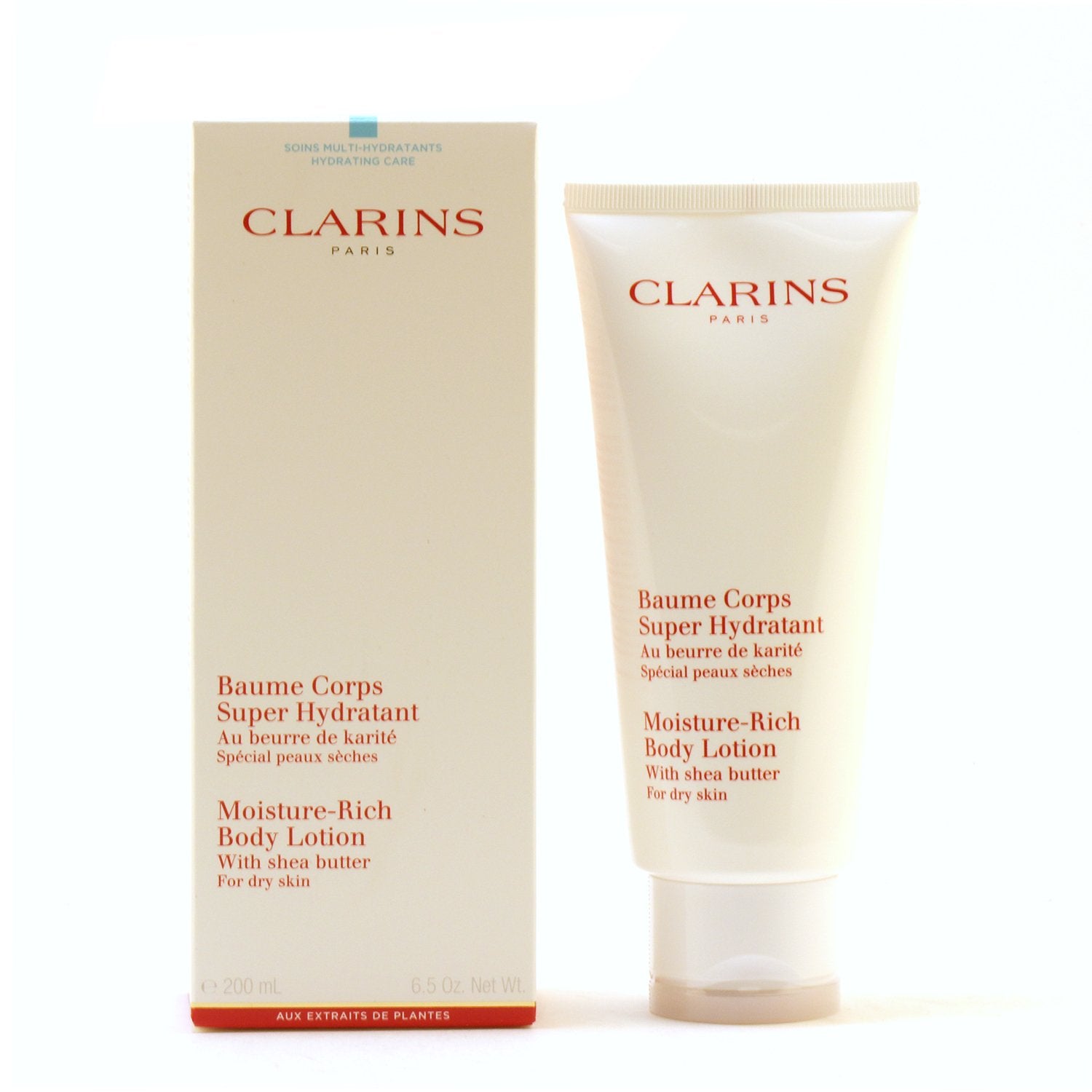 CLARINS MOISTURE-RICH BODY LOTION WITH BUTTER FOR DRY SKIN, 6.5 – Fragrance