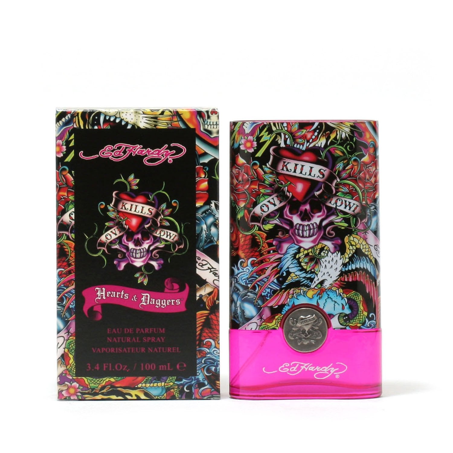 HEARTS AND DAGGERS BY ED HARDY FOR WOMEN - EAU DE PARFUM SPRAY ...