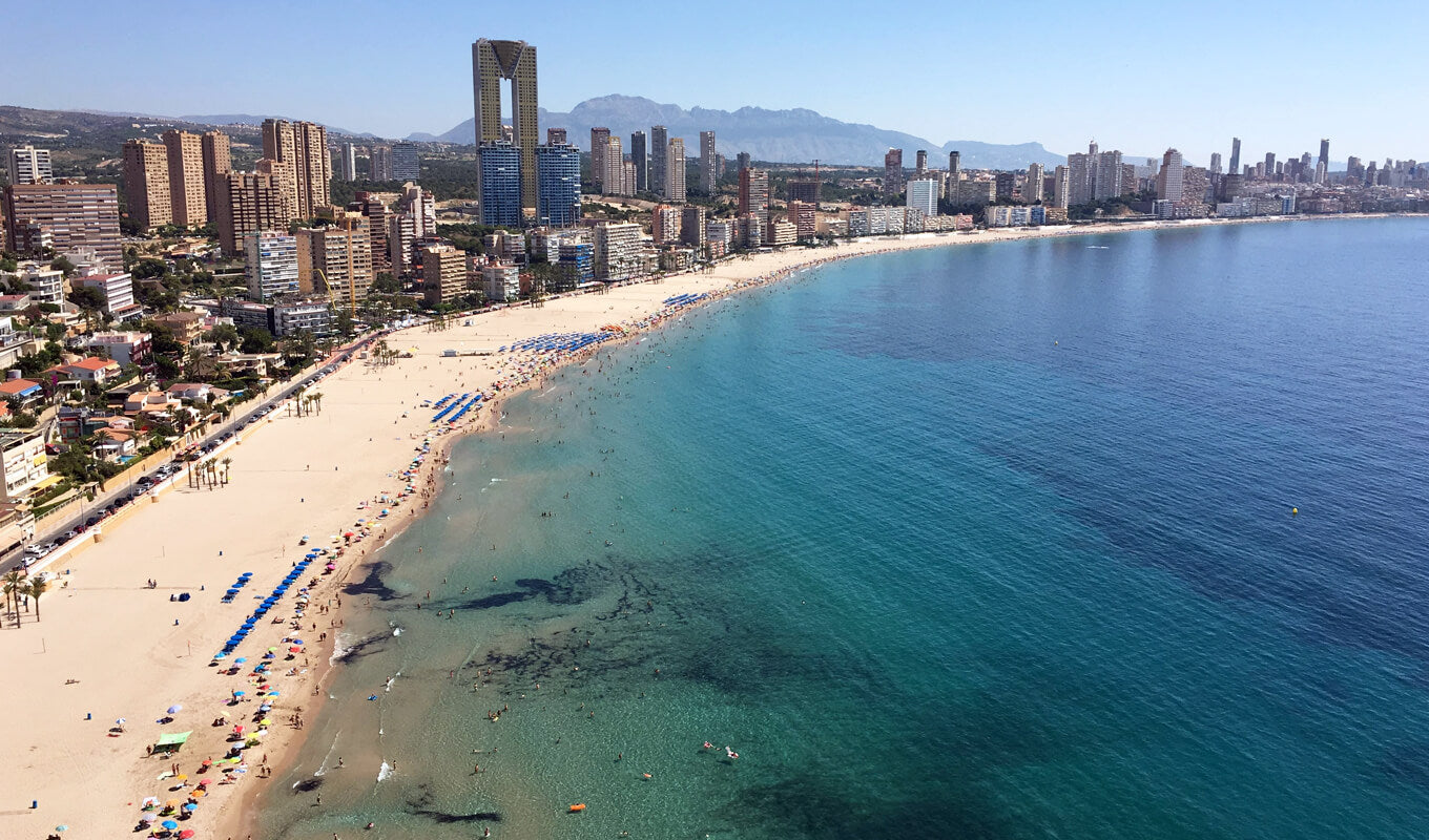 Aerial view of Alicante, Spain