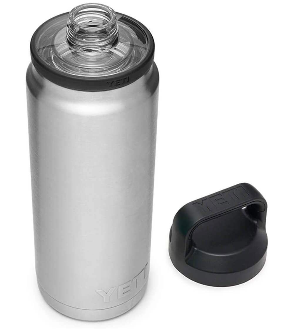 MIRA 32 oz Insulated Stainless Steel Water Bottle Thermos Flask, One Touch  Spout Lid Cap, Black