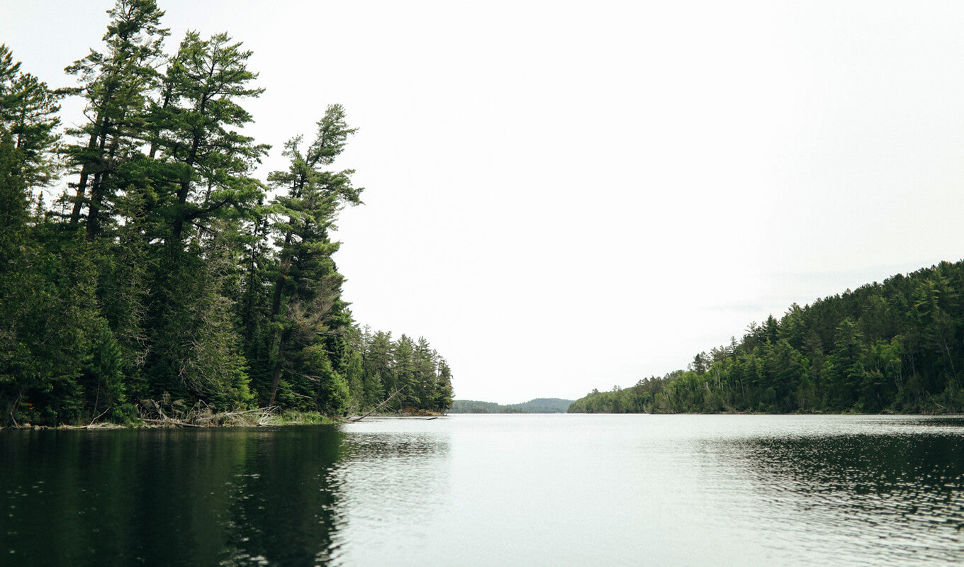 Boundary water wilderness area