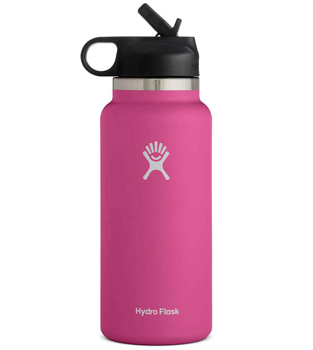 Simple Modern Summit 40 oz Blush Pink Double Wall Vacuum Insulated  Stainless Steel Water Bottle with Screw Cap and Wide Mouth Lid 