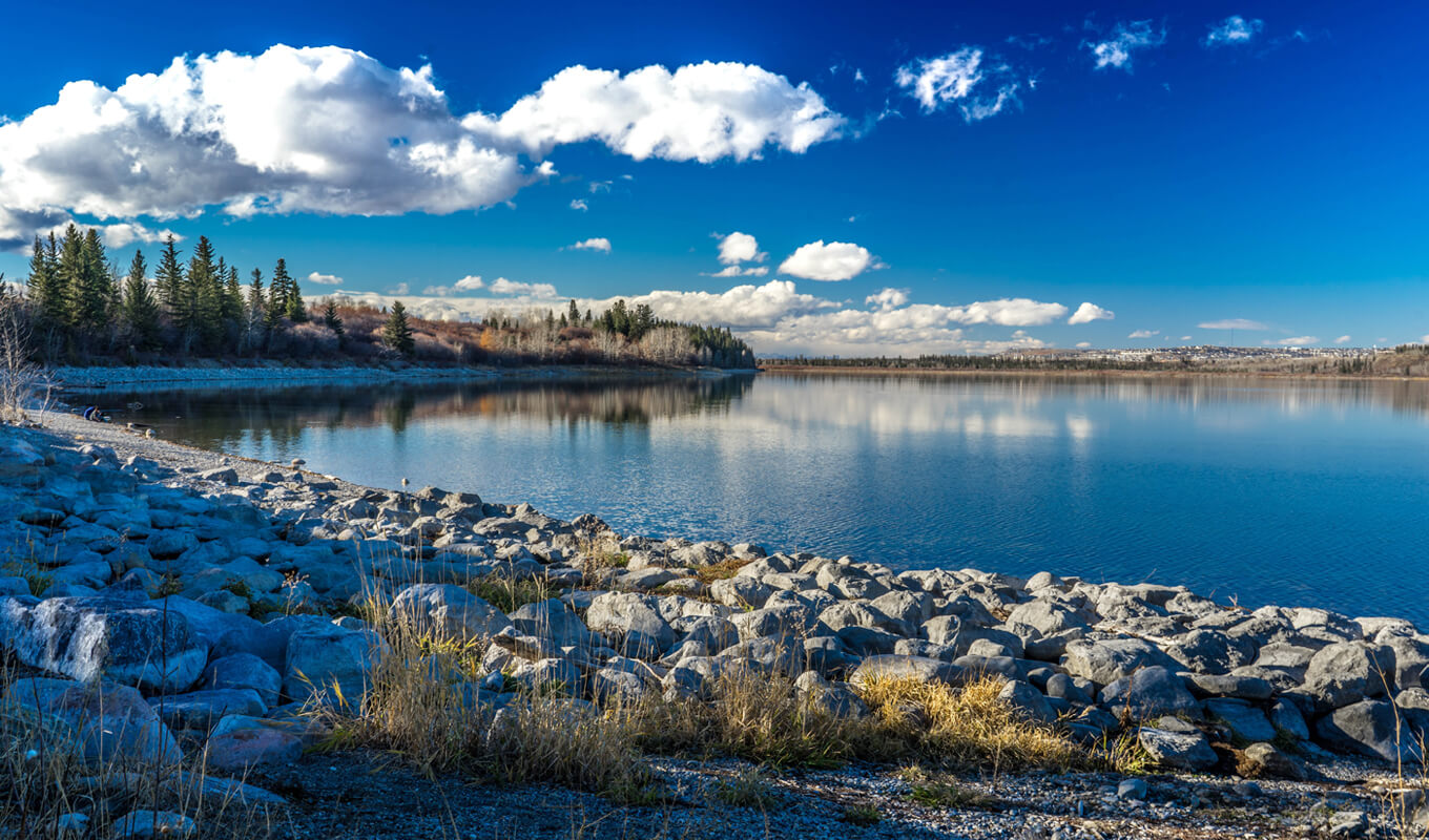 Glenmore reservoir, Calgary