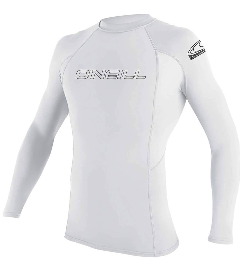 White Oneill Mens basic skins UPF 50+