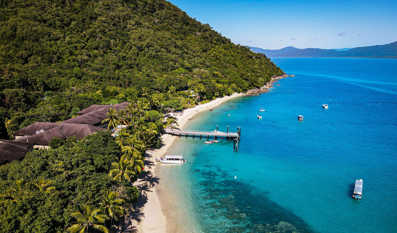 Wooden dock at Fitzroy Island, Queensland