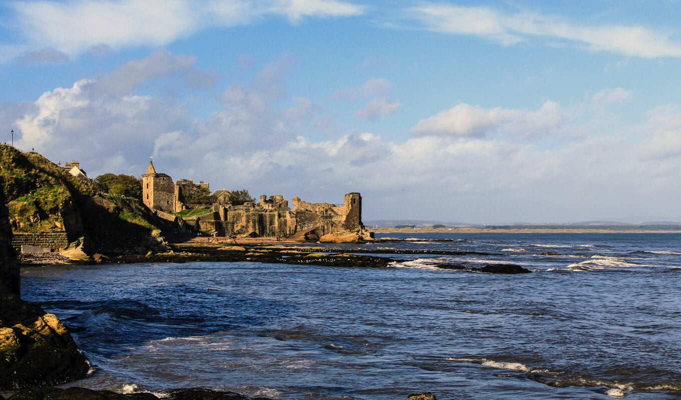 Old castle of St Andrews and beautiful architecture