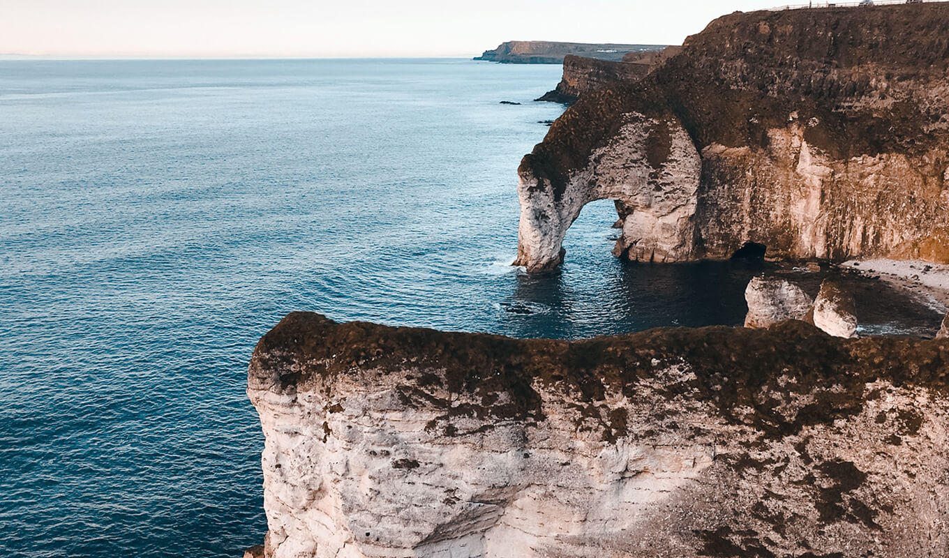 Beautiful rock formation at Portrush