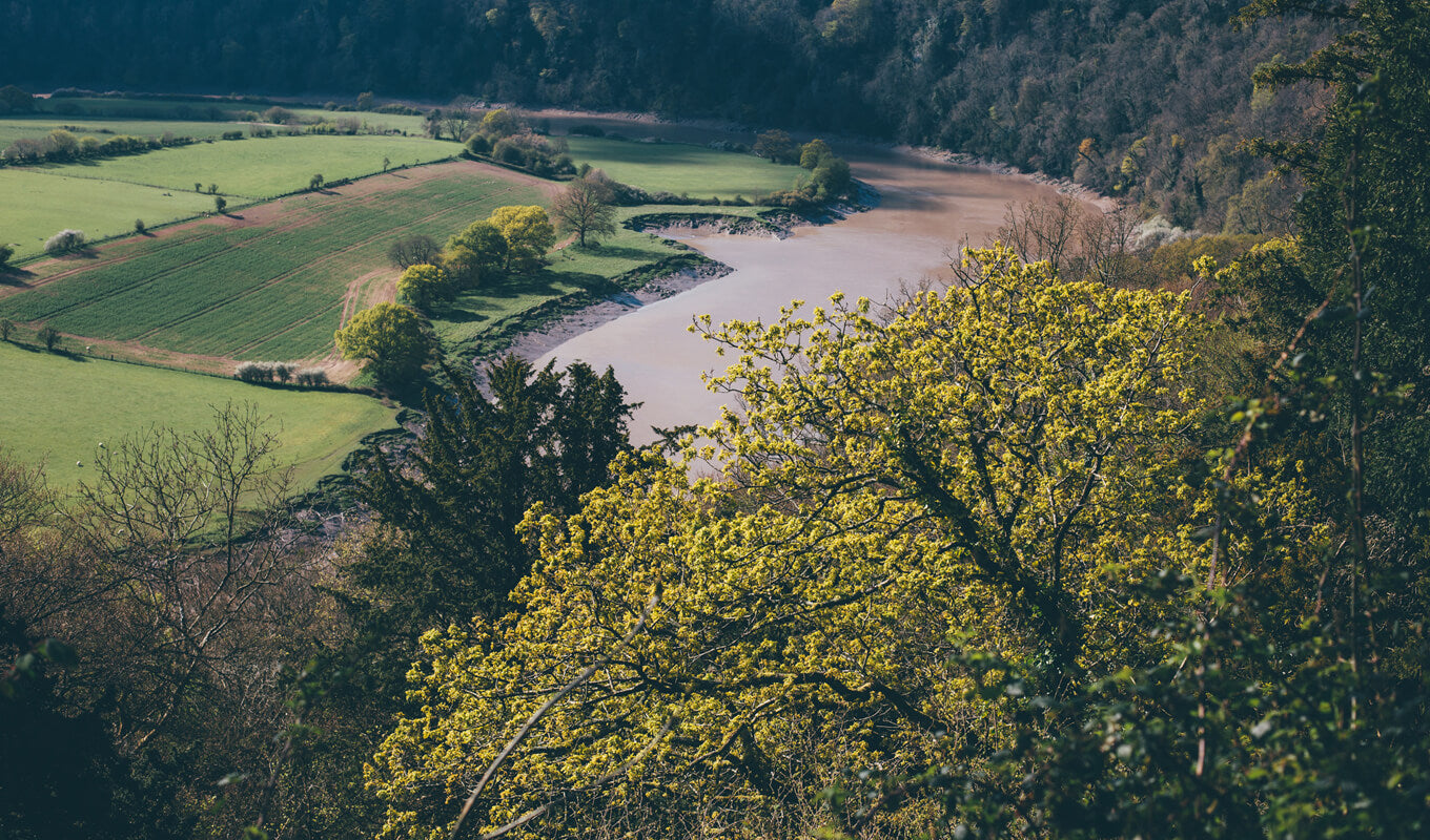 Symonds Yat am Fluss Wye Herefordshire