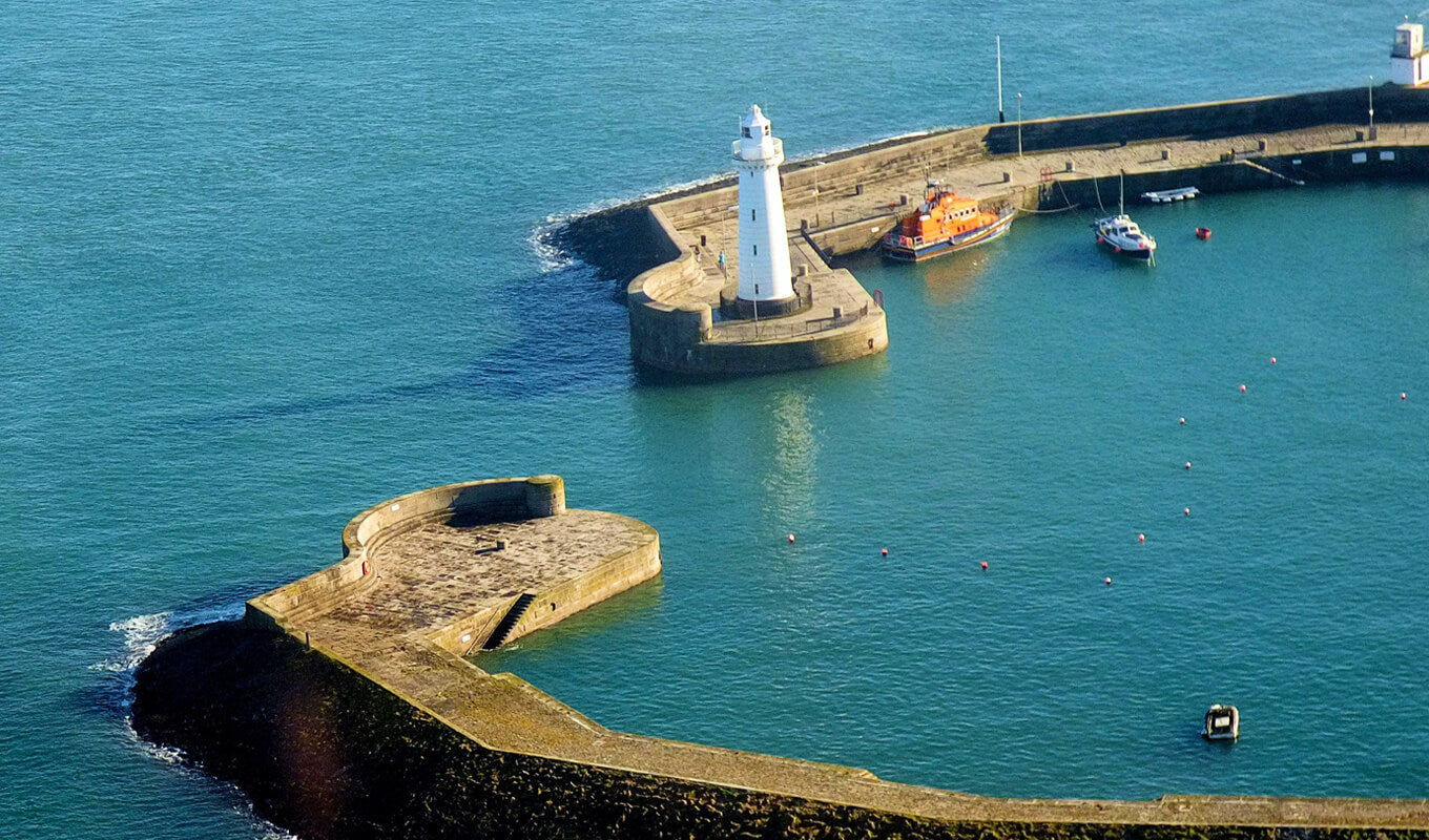 Donaghadee Harbour and Lighthouse on the Ards Peninsula