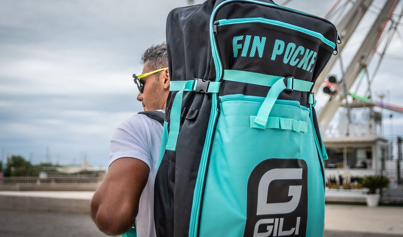 GILI iSUP bag with fin pockets