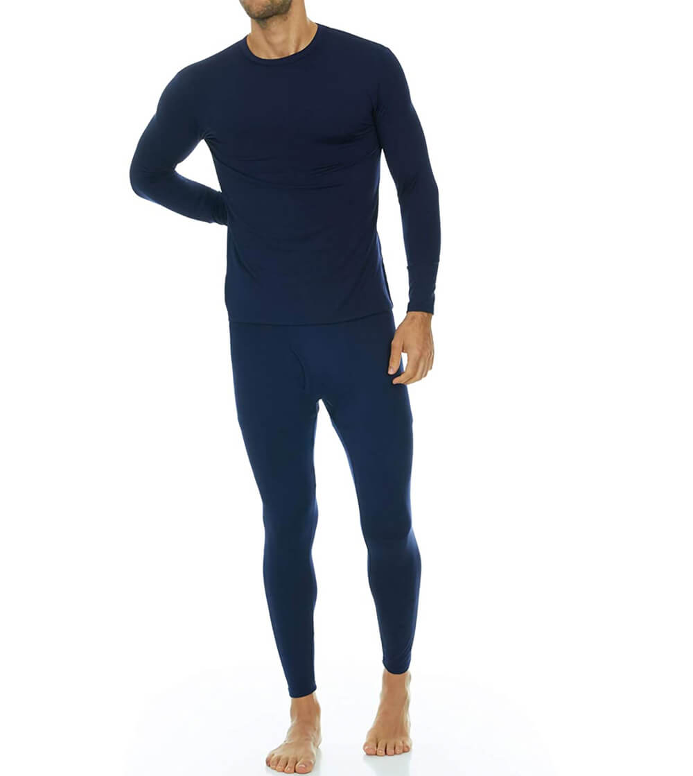 Black Thermajohn Long John with Fleece lined