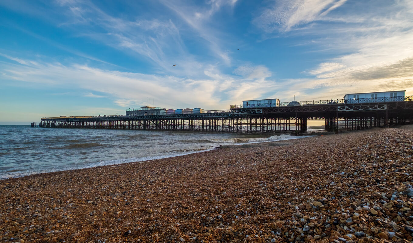 Llandudno pier at Colwyn Bay