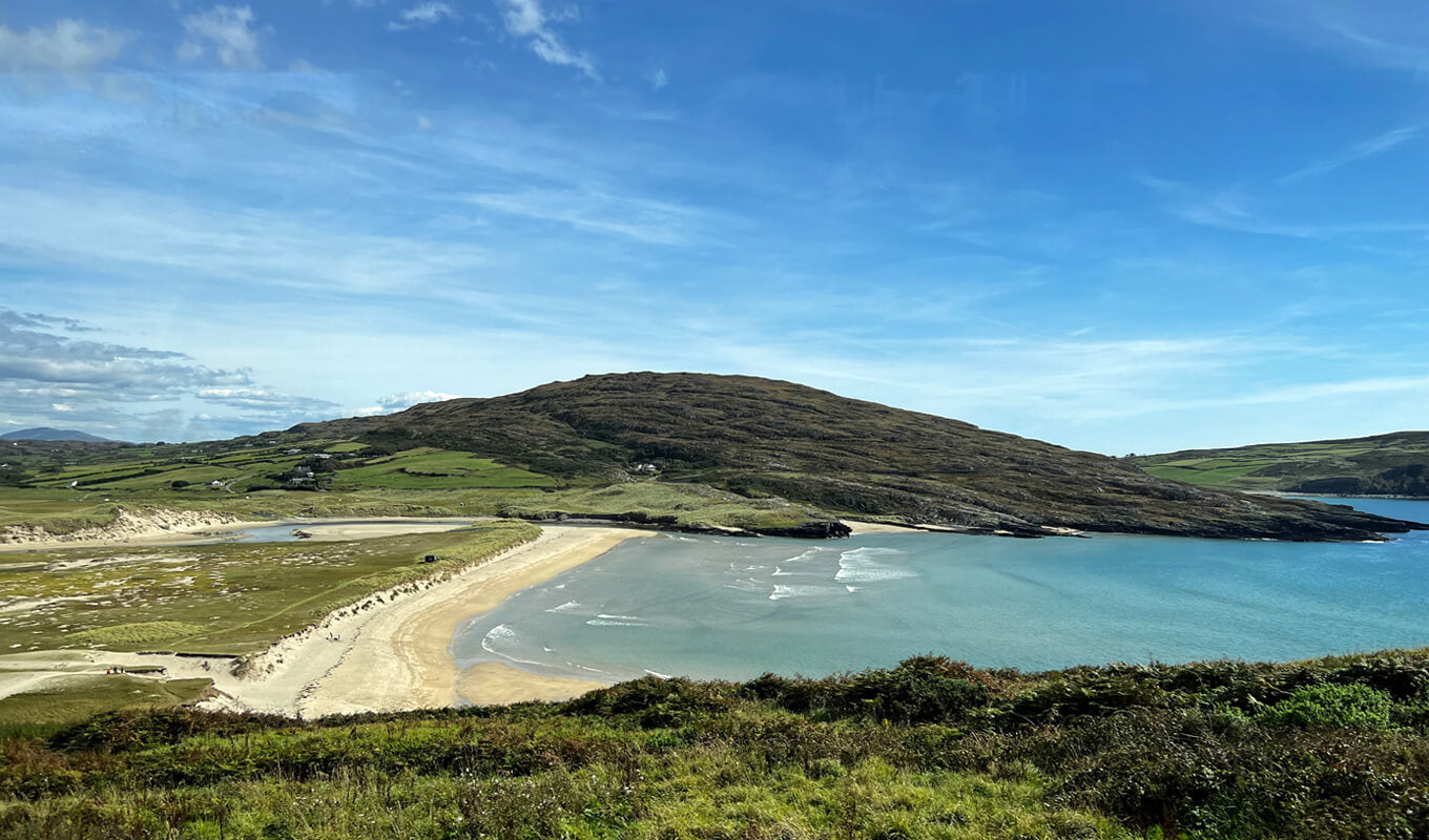 Aerial view of Crookhaven beach