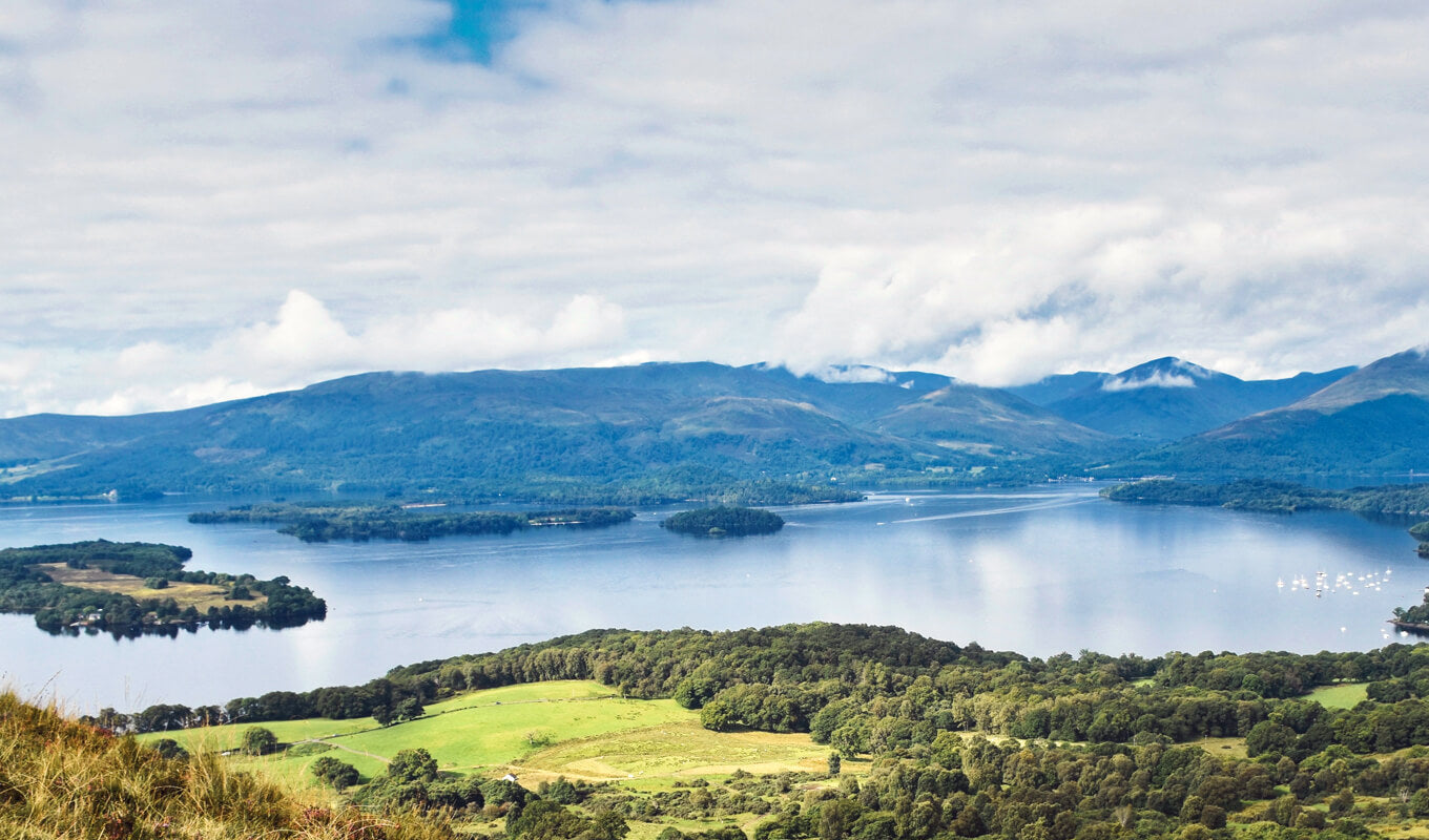 Herrliche Landschaft von Loch Tay, Perthshire