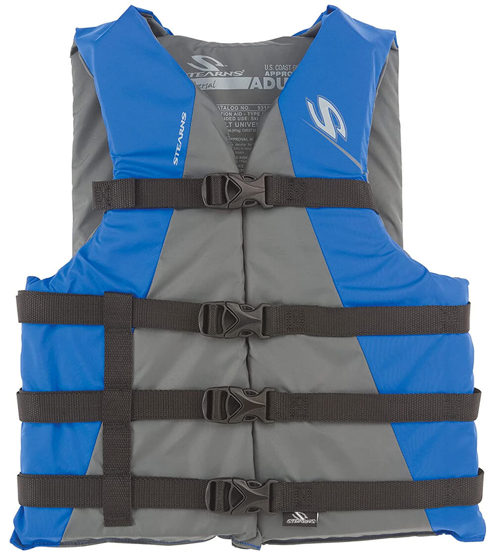 Blue stearns adult watersport classic vest