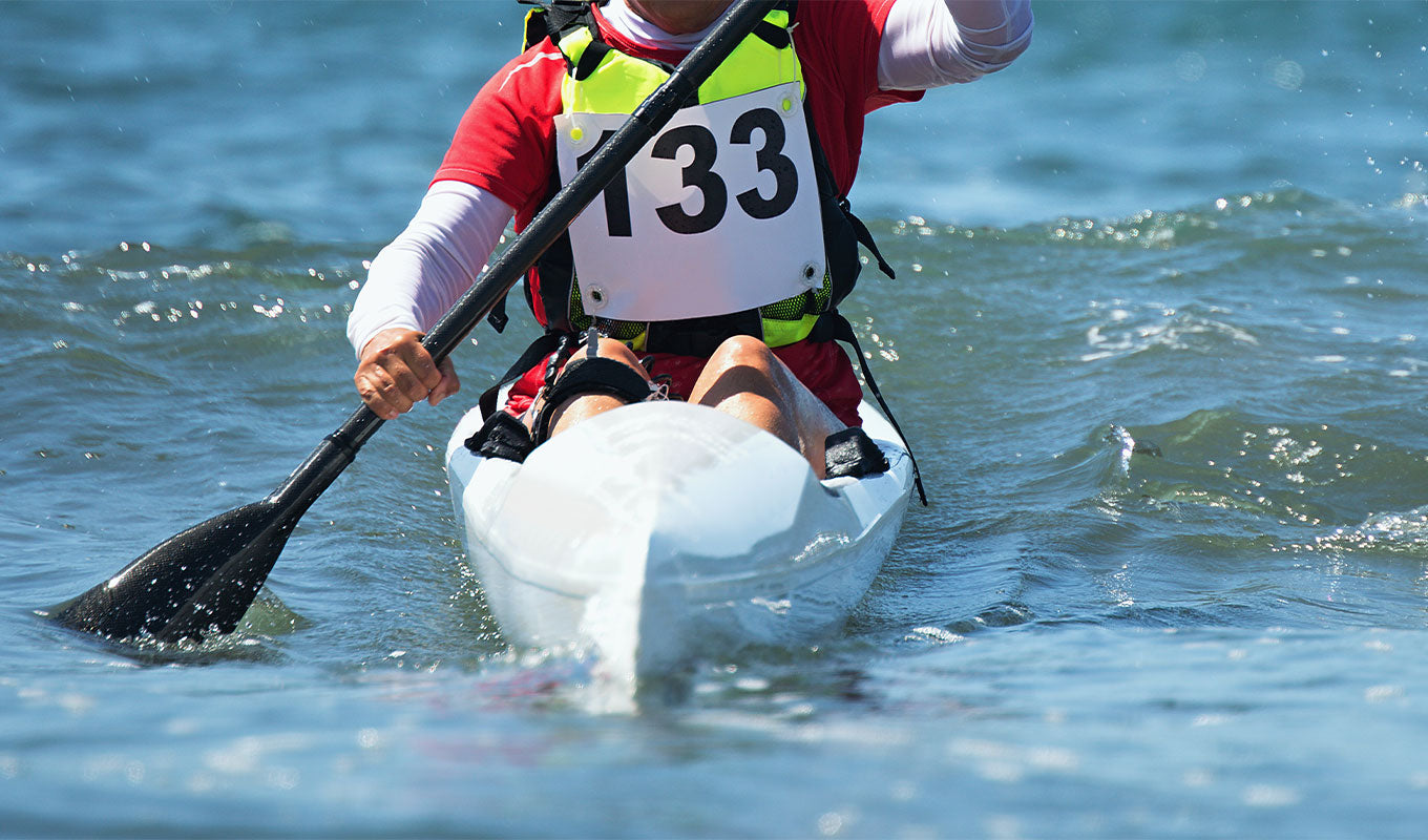 kayak for racing ocean surf ski