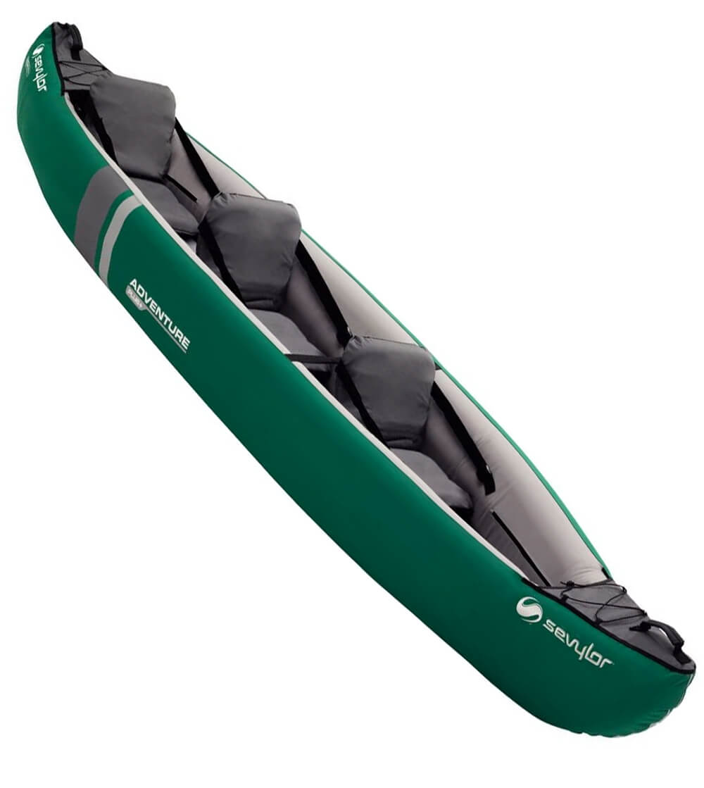 Sevylor adventure plus inflatable canoe, green